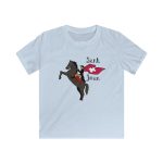 Camiseta infantil Softstyle - Azul claro - Camiseta Sant Joan