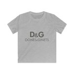 Camiseta infantil Softstyle - Gris deportivo - Dones & Ginets Camiseta infantil Softstyle - Gris deportivo - Dones & Ginets
