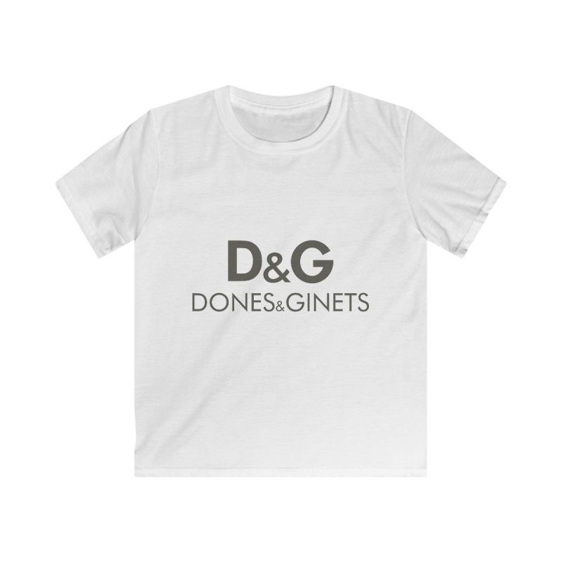 Camiseta infantil Softstyle - Blanco - Dones & Ginets