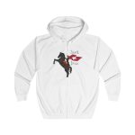 Sudadera con capucha y cremallera - Blanco artico - Camiseta Sant Joan