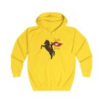 Sudadera con capucha y cremallera - Amarillo sol - Camiseta Sant Joan
