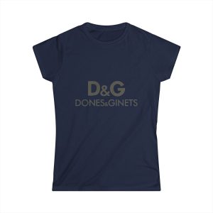 Camiseta mujer Softstyle - Azul marino - Dones & Ginets