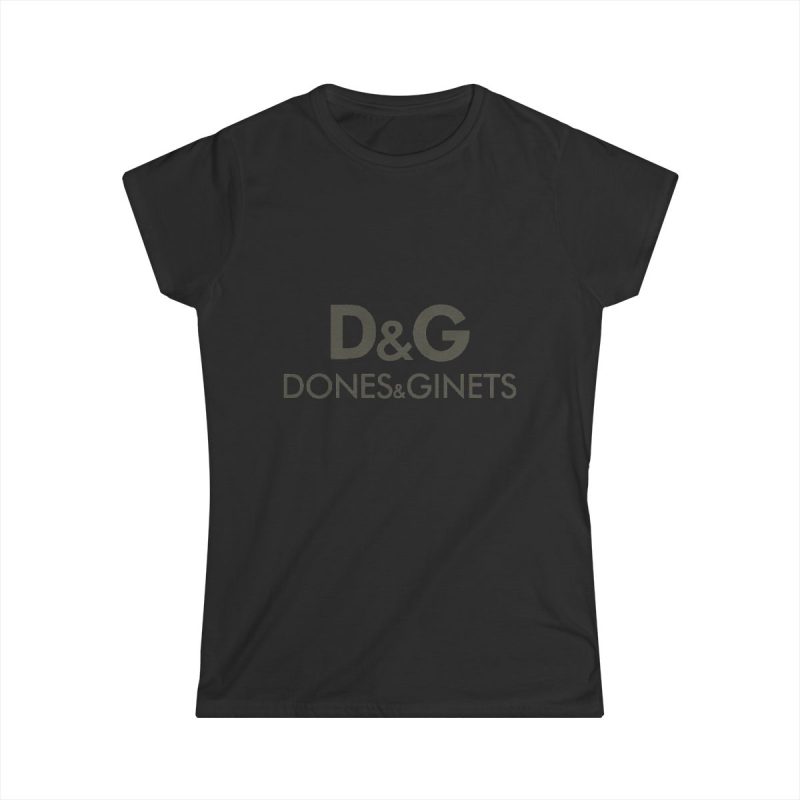 Camiseta mujer Softstyle - Negro - Dones & Ginets