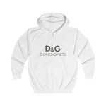 Sudadera con capucha y cremallera - Blanco artico - Dones & Ginets Sudadera con capucha y cremallera - Blanco artico - Dones & Ginets