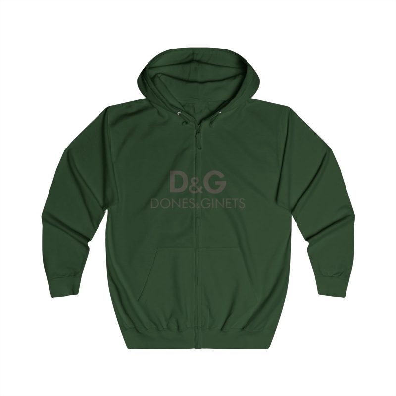 Sudadera con capucha y cremallera - Verde botella - Dones & Ginets