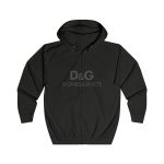 Sudadera con capucha y cremallera - Negro azabache - Dones & Ginets Sudadera con capucha y cremallera - Negro azabache - Dones & Ginets