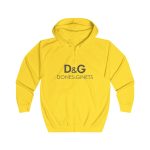 Sudadera con capucha y cremallera - Amarillo sol - Dones & Ginets Sudadera con capucha y cremallera - Amarillo sol - Dones & Ginets