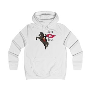 Sudadera universitaria mujer - Blanco artico - Camiseta Sant Joan