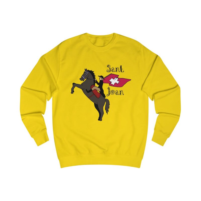 Sudadera clasica - Amarillo sol - Camiseta Sant Joan