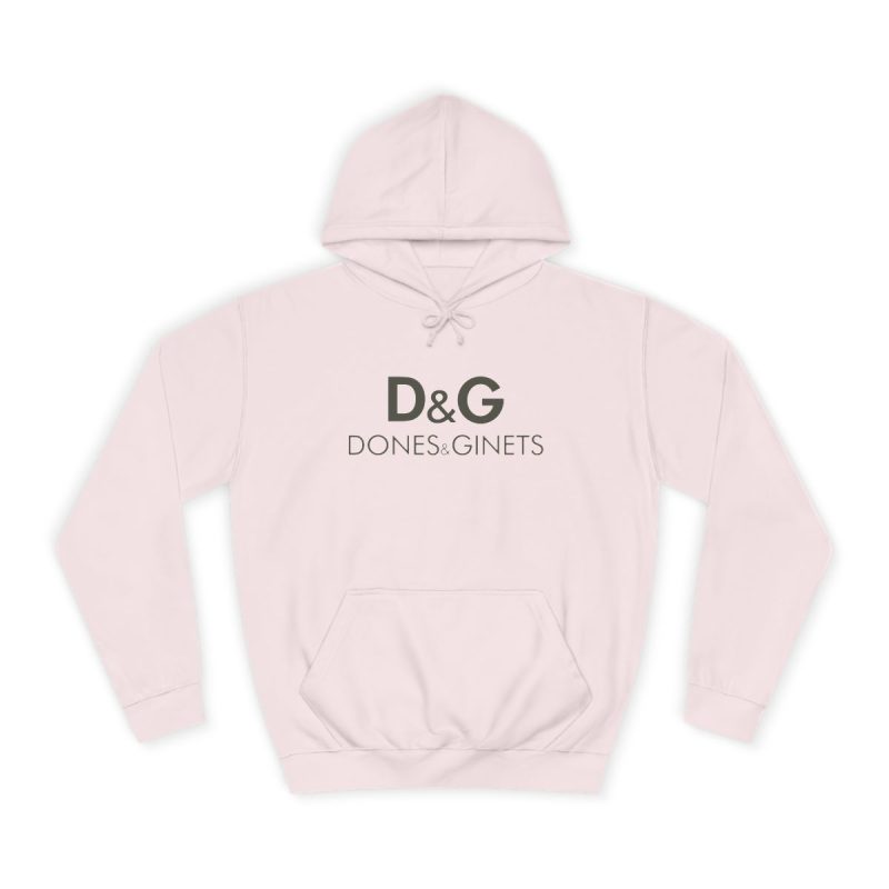 Sudadera universitaria - Rosa bebe - Dones & Ginets
