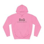 Sudadera universitaria - Rosa algodon de azucar - Dones & Ginets
