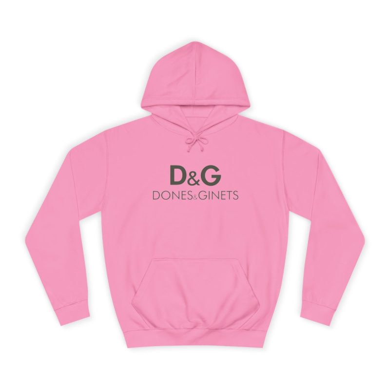 Sudadera universitaria - Rosa algodon de azucar - Dones & Ginets