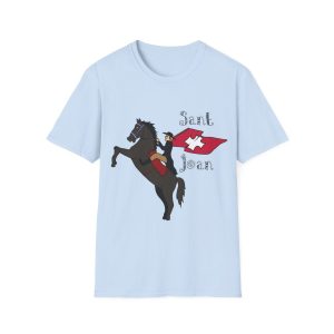 Camiseta Softstyle - Azul claro - Camiseta Sant Joan