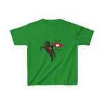 Camiseta infantil algodon grueso - Verde irlandes - Camiseta Sant Joan Camiseta infantil algodon grueso - Verde irlandes - Camiseta Sant Joan