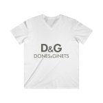 Camiseta hombre entallada cuello de pico - Blanco - Dones & Ginets