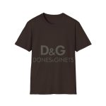 Camiseta Softstyle - Marron chocolate oscuro - Dones & Ginets Camiseta Softstyle - Marron chocolate oscuro - Dones & Ginets