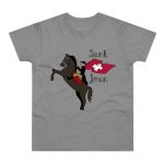 Camiseta hombre punto liso - Gris deportivo jaspeado - Camiseta Sant Joan