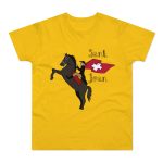 Camiseta hombre punto liso - Amarillo dorado - Camiseta Sant Joan