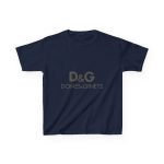 Camiseta infantil algodon grueso - Azul marino - Dones & Ginets
