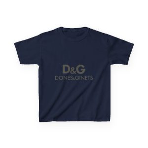 Camiseta infantil algodon grueso - Azul marino - Dones & Ginets