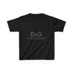 Camiseta infantil algodon grueso - Negro - Dones & Ginets