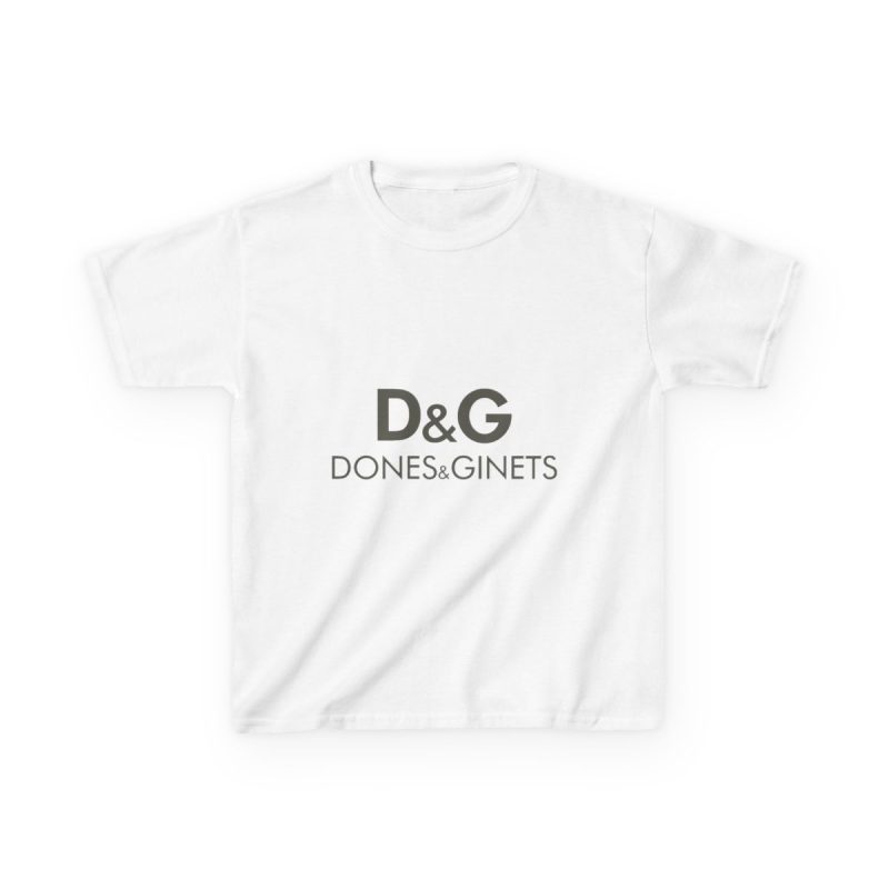 Camiseta infantil algodon grueso - Blanco - Dones & Ginets