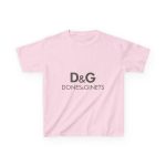 Camiseta infantil algodon grueso - Rosa claro - Dones & Ginets