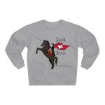 Sudadera cuello redondo premium - Gris jaspeado claro - Camiseta Sant Joan Sudadera cuello redondo premium - Gris jaspeado claro - Camiseta Sant Joan