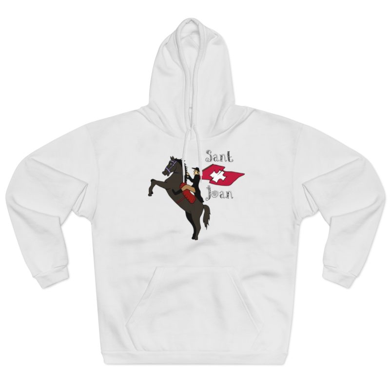 Sudadera con capucha cerrada - Blanco - Camiseta Sant Joan