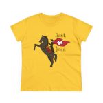 Camiseta mujer algodon medio - Amarillo margarita - Camiseta Sant Joan