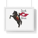 Poster enmarcado horizontal - Blanco - Camiseta Sant Joan Poster enmarcado horizontal - Blanco - Camiseta Sant Joan