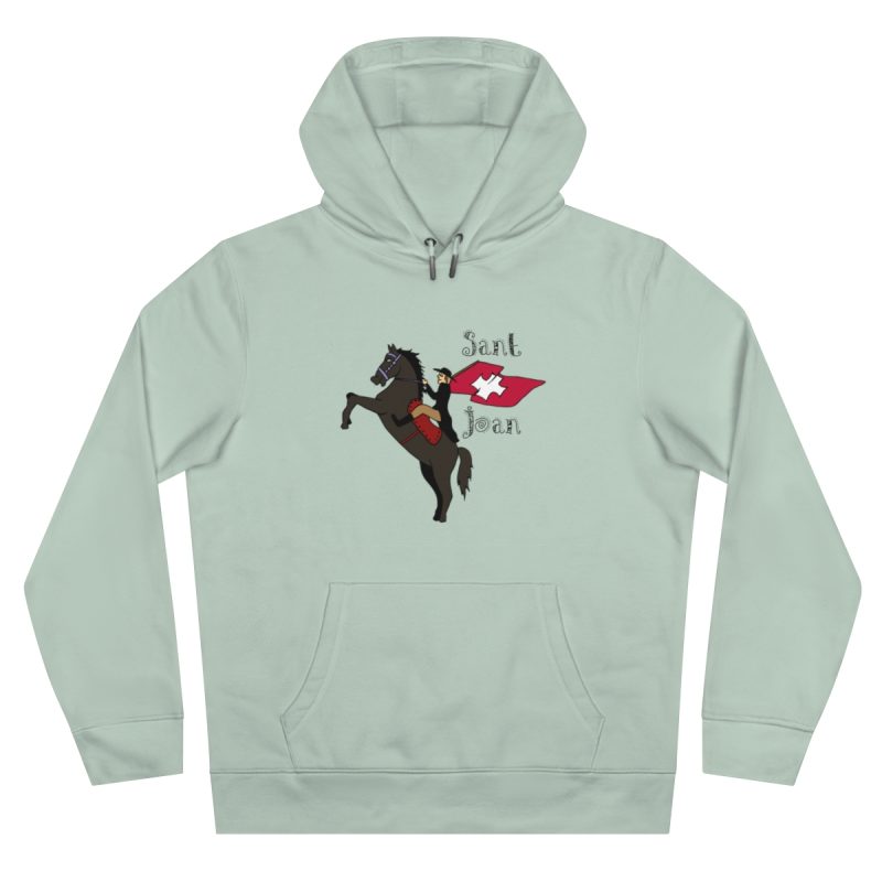 Sudadera con capucha King - Verde agua - Camiseta Sant Joan