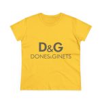 Camiseta mujer algodon medio - Amarillo margarita - Dones & Ginets