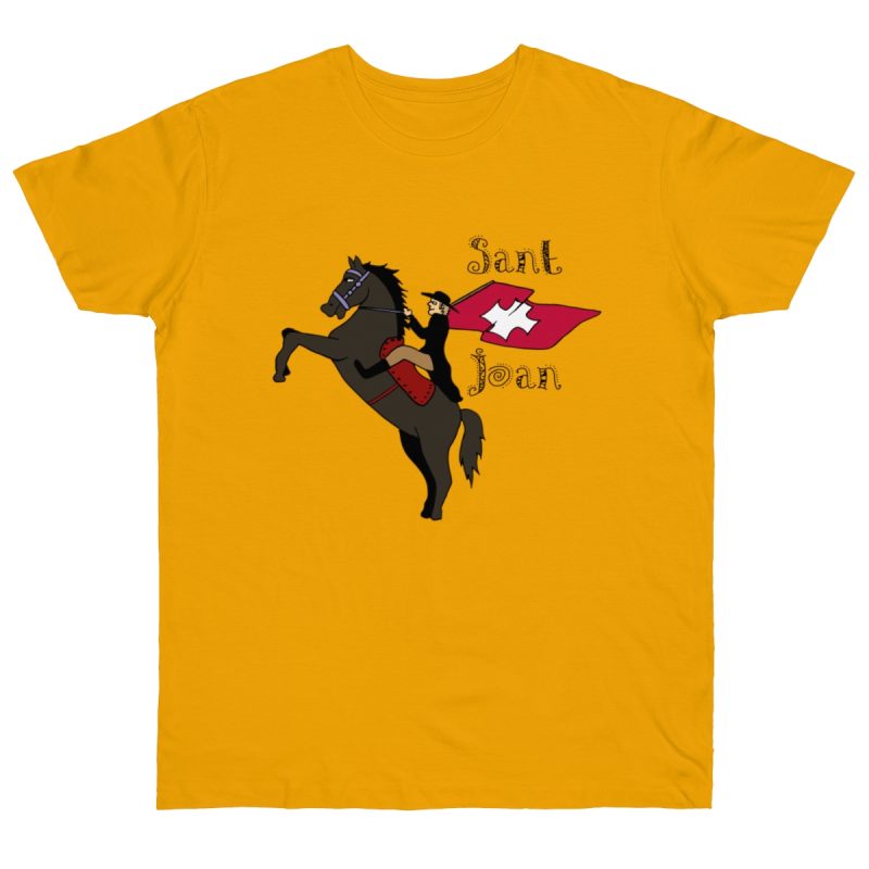 Camiseta punto liso - Albaricoque - Camiseta Sant Joan