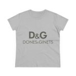 Camiseta mujer algodon medio - Gris deportivo - Dones & Ginets