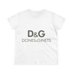 Camiseta mujer algodon medio - Blanco - Dones & Ginets