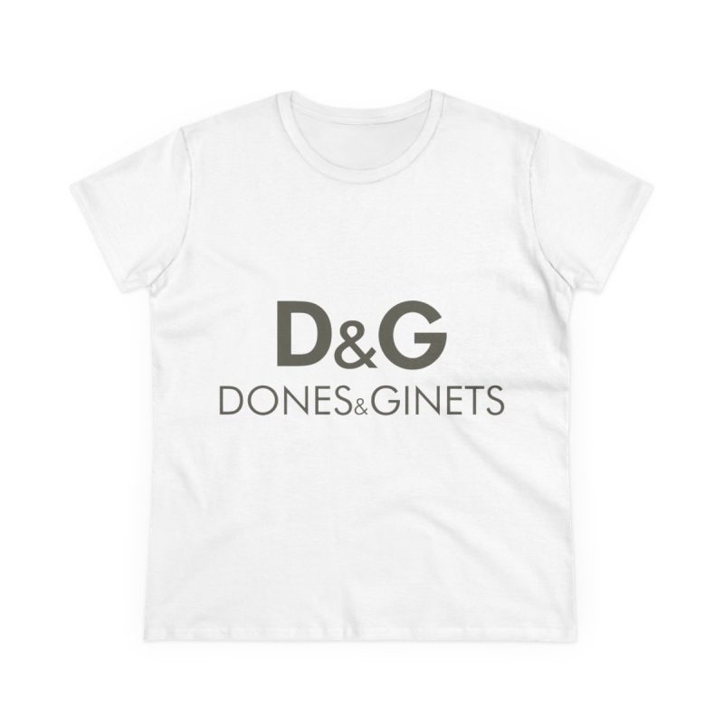 Camiseta mujer algodon medio - Blanco - Dones & Ginets