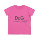 Camiseta mujer algodon medio - Rosa azalea - Dones & Ginets