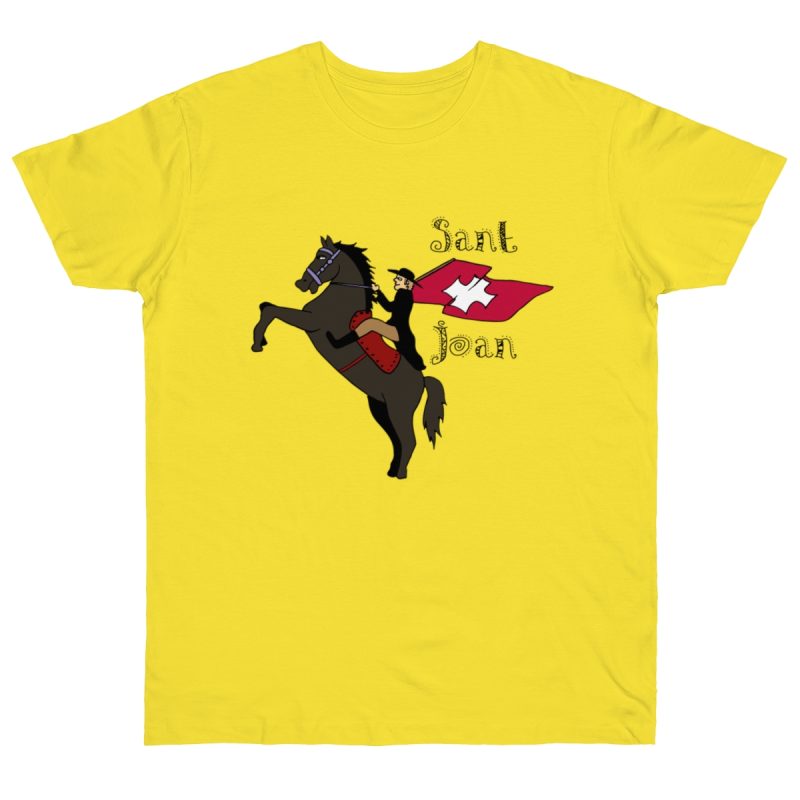 Camiseta punto liso - Amarillo solar - Camiseta Sant Joan