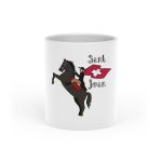 Taza con asa de corazon - Blanco - Camiseta Sant Joan