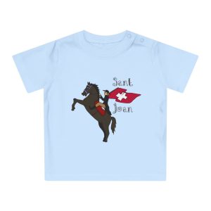 Camiseta de bebe - Azul empolvado - Camiseta Sant Joan