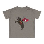 Camiseta de bebe - Gris jaspeado melange - Camiseta Sant Joan