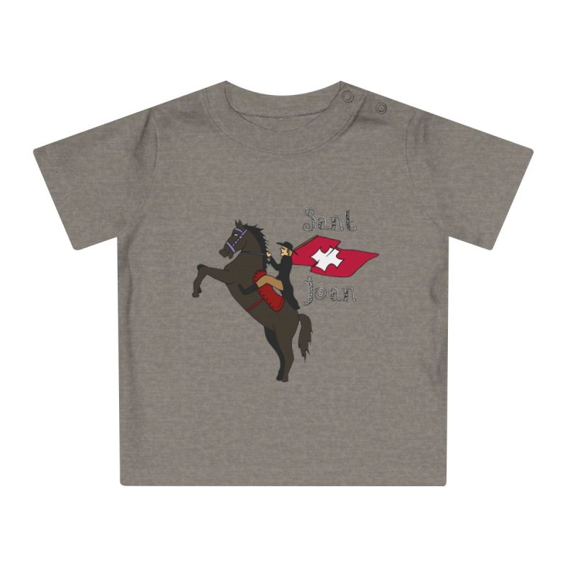 Camiseta de bebe - Gris jaspeado melange - Camiseta Sant Joan