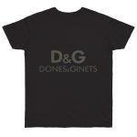 Camiseta punto liso - Negro - Dones & Ginets