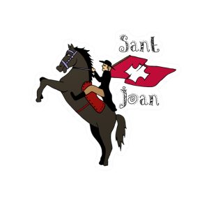 Pegatinas de vinilo troqueladas - Camiseta Sant Joan