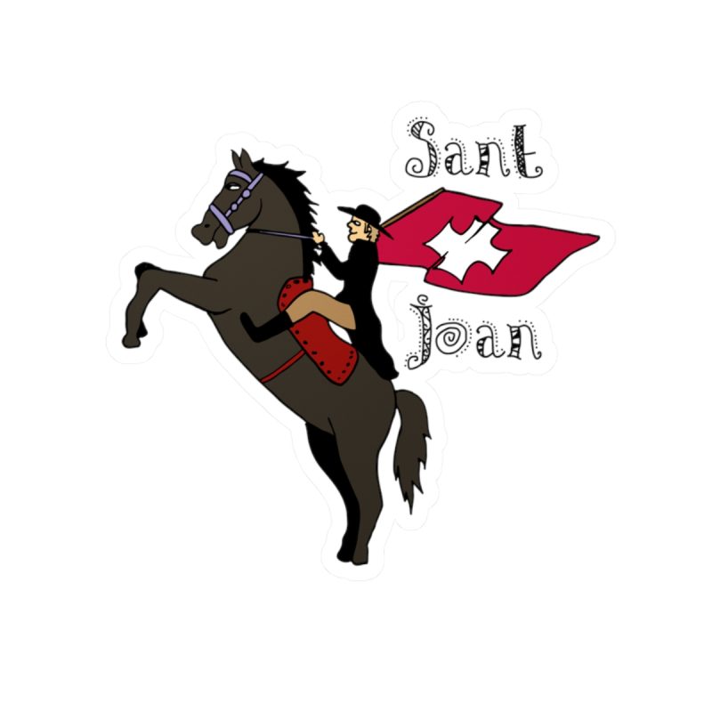 Pegatinas de vinilo troqueladas - Camiseta Sant Joan Pegatinas de vinilo troqueladas - Camiseta Sant Joan