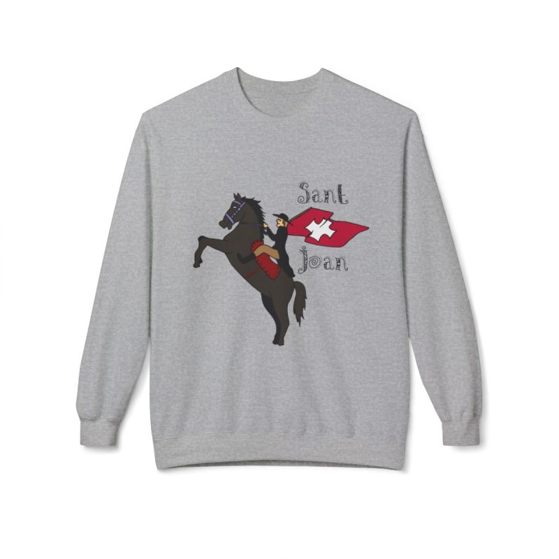 Sudadera Softstyle cuello redondo - Gris deportivo - Camiseta Sant Joan