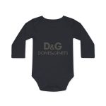 Body bebe manga larga organico - Negro - Dones & Ginets