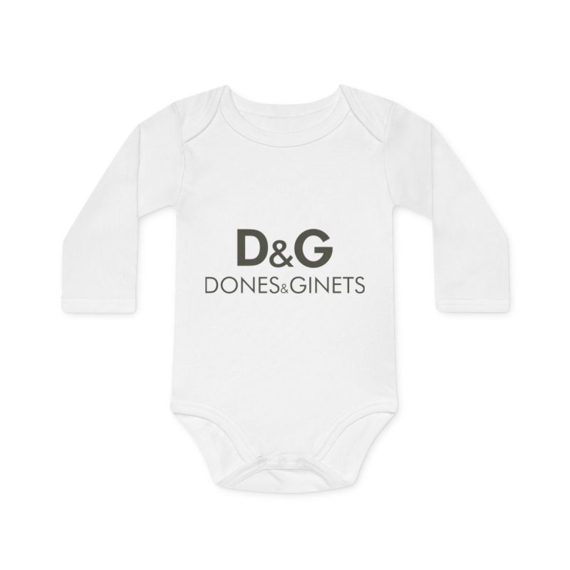 Body bebe manga larga organico - Blanco - Dones & Ginets