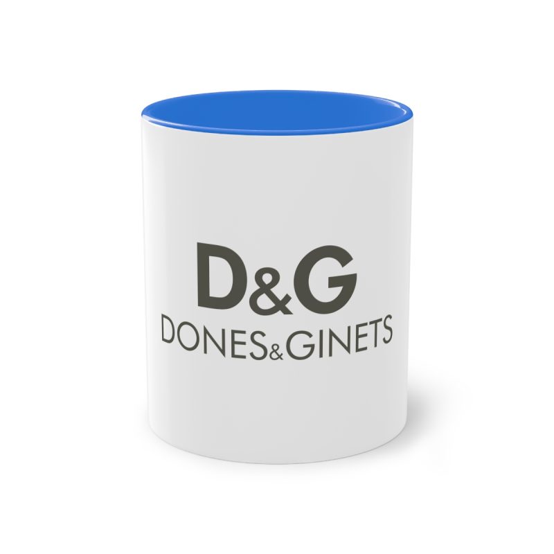 Taza bicolor - Azul Cambridge - Dones & Ginets